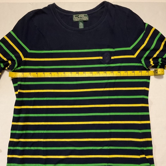 Lauren Ralph Lauren Active Women’s T-shirt Multicolor Long Sleeve - Picture 4 of 10